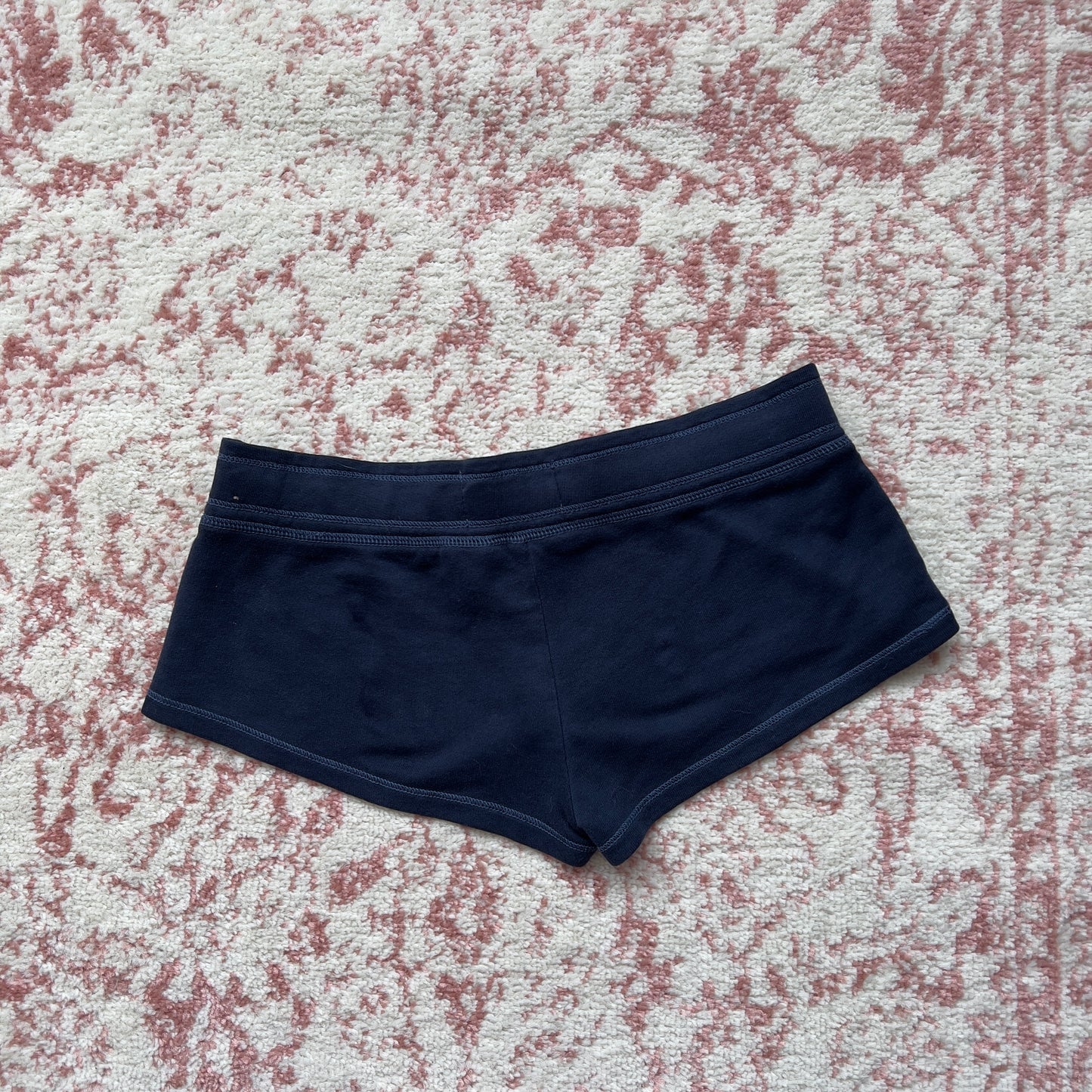 hollister navy blue mini shorts