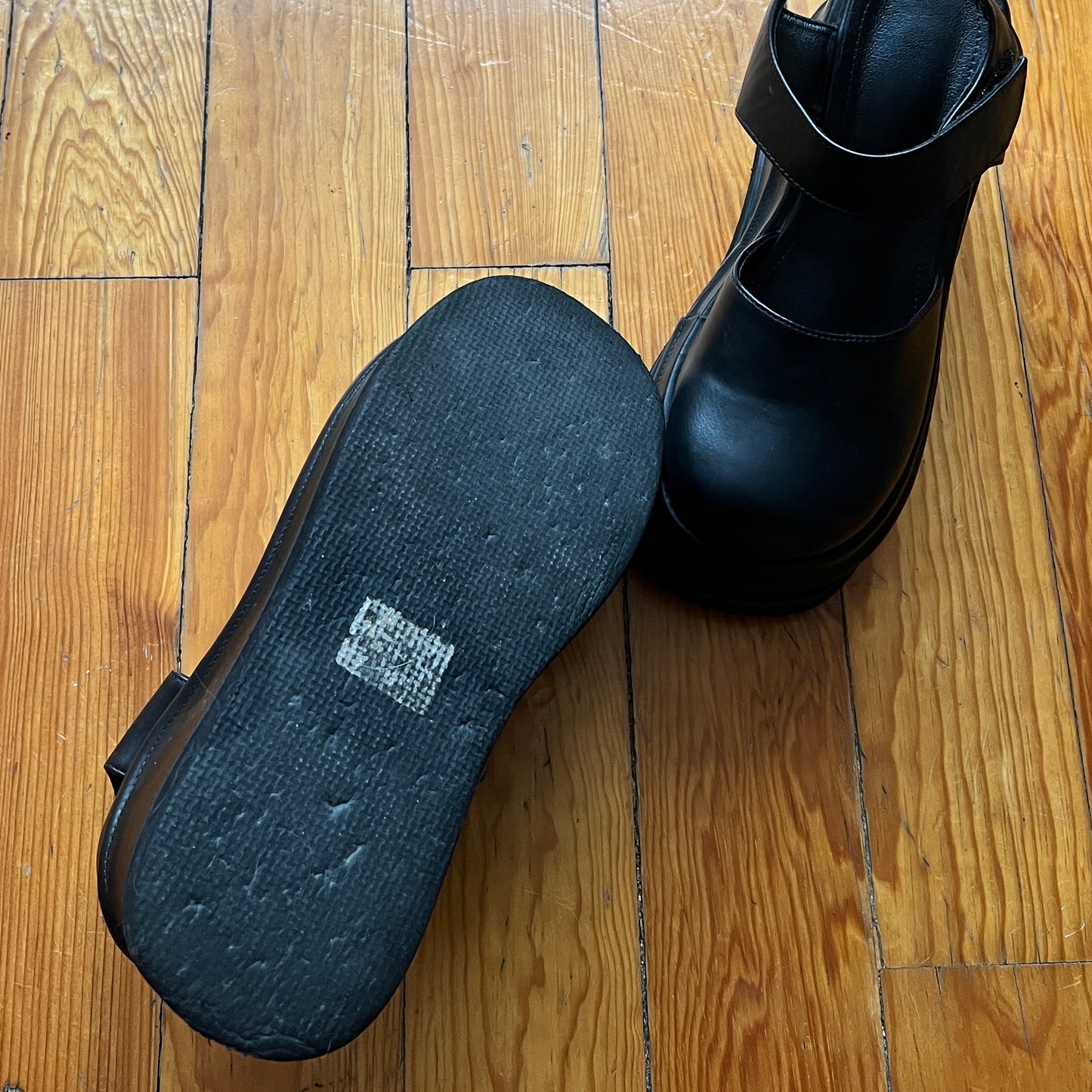 black platforms