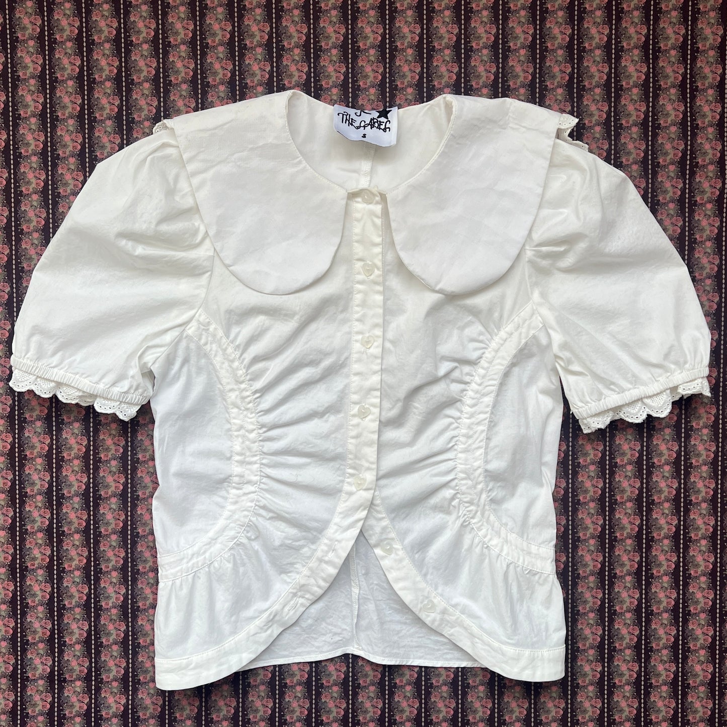 jc the label white button up