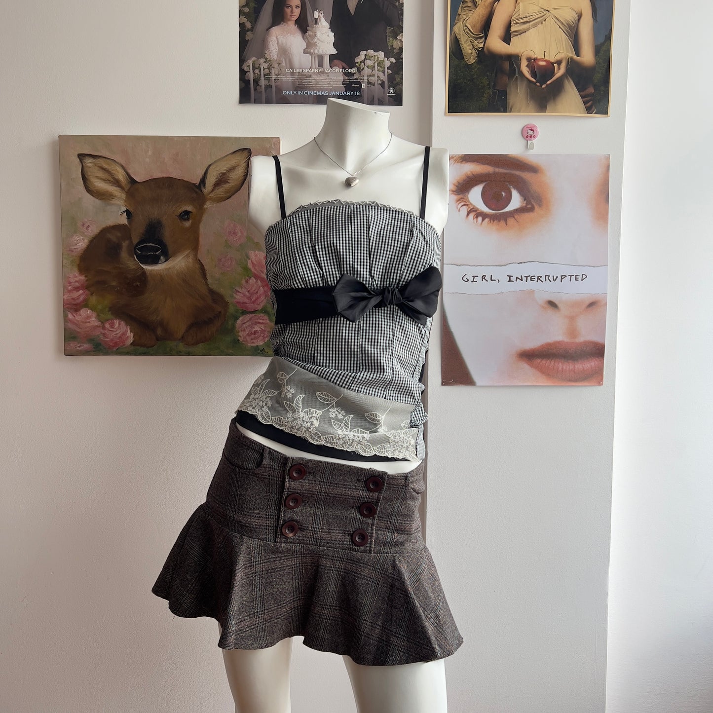 romantic twee gingham blouse