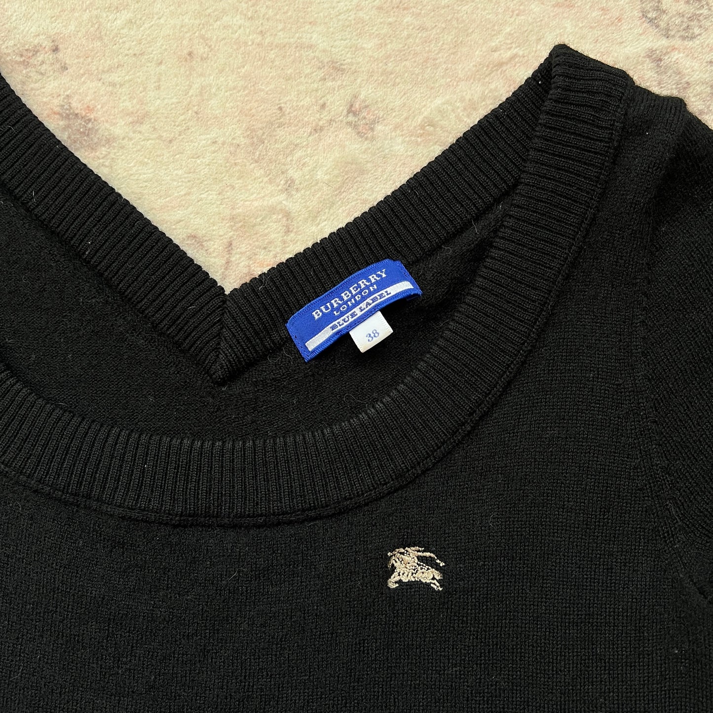 burberry blue label knit top