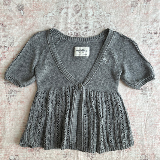 abercrombie babydoll knitted top 𐙚 adult xs kids large