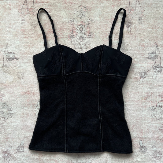 intimissimi indie sleaze knit bustier
