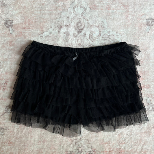 japanese black ruffle bloomers new with tags