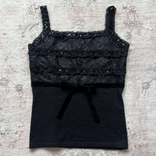 healthy karen black camisole