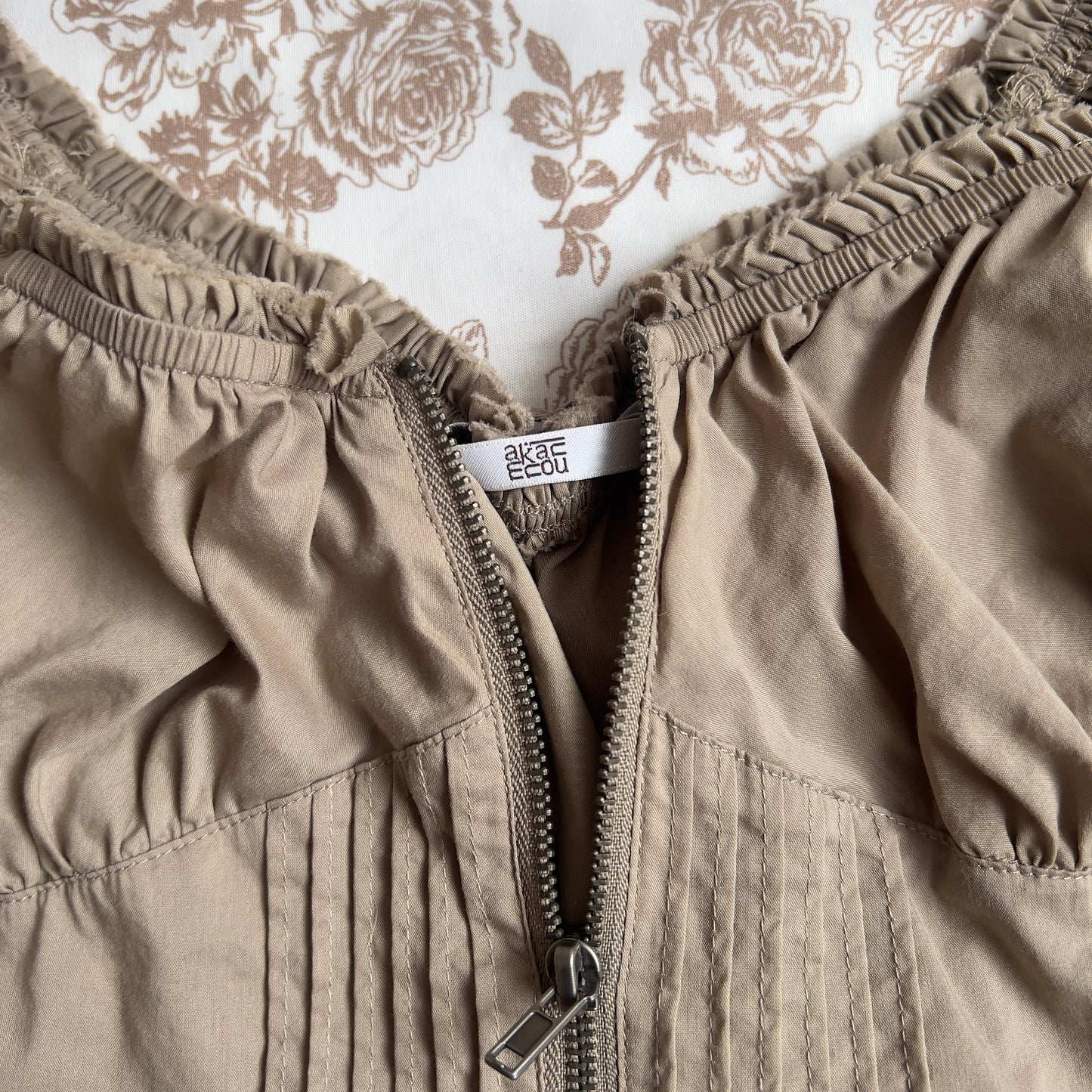 ecou french boho milkmaid blouse