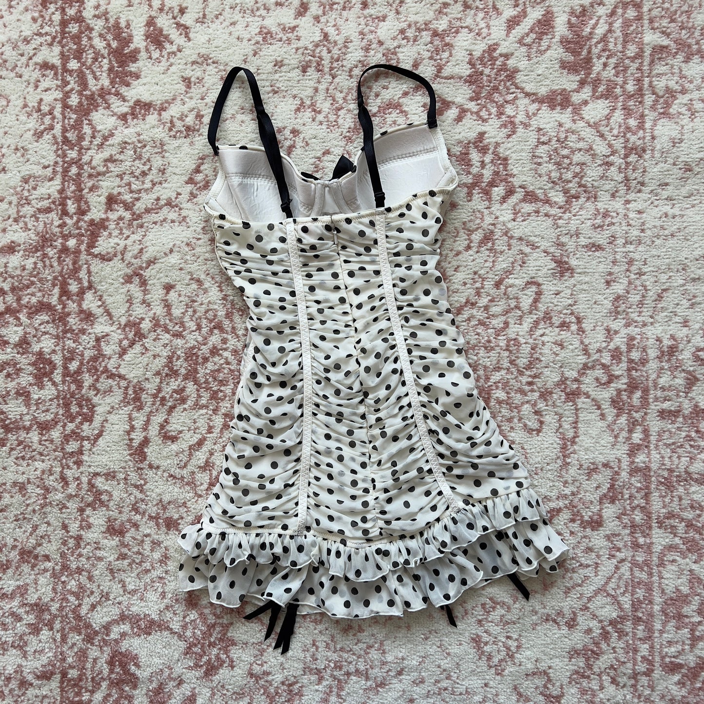 victoria’s secret polka dot romantic dolly ruched babydoll from 2010