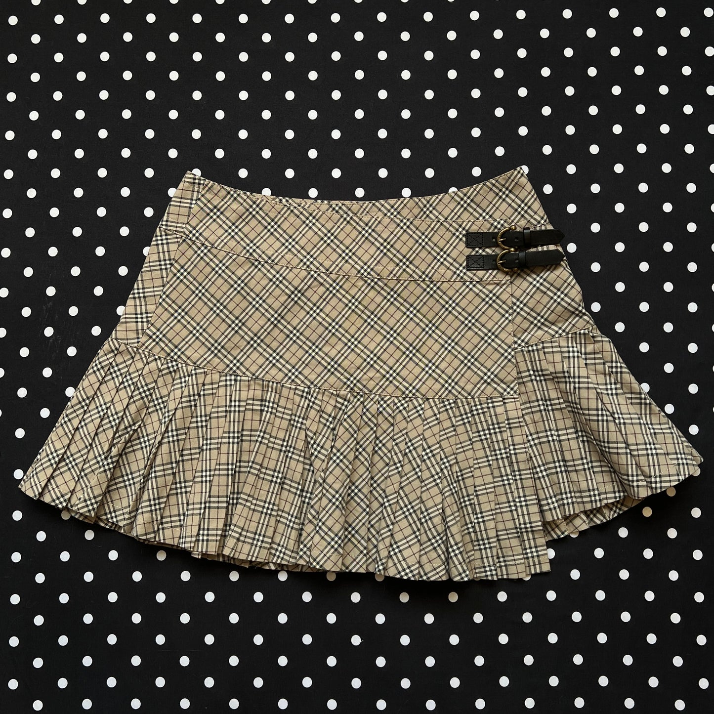 burberry blue label nova check skirt