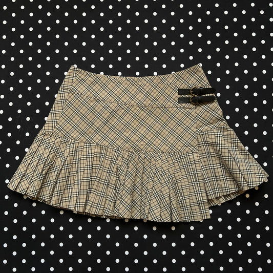 burberry blue label nova check skirt