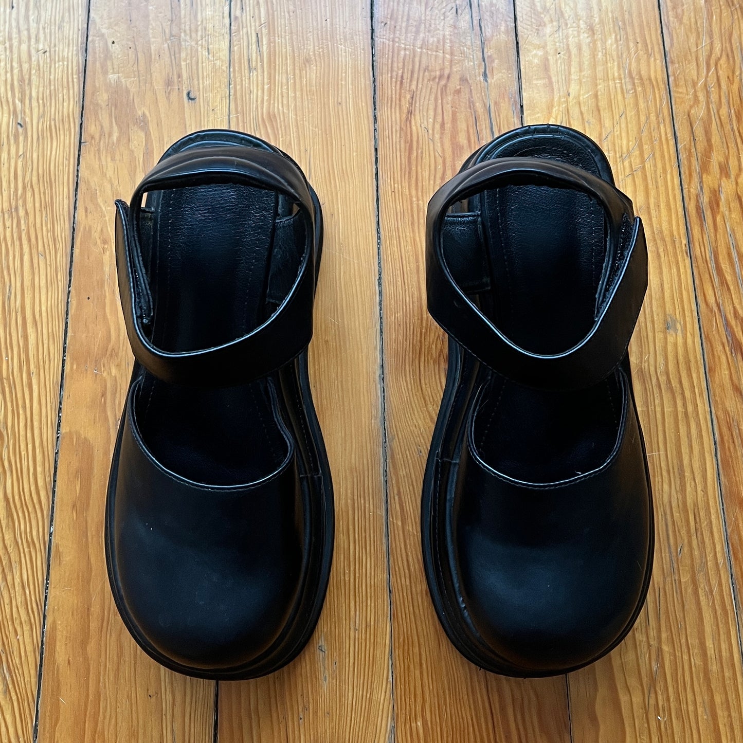 black platforms