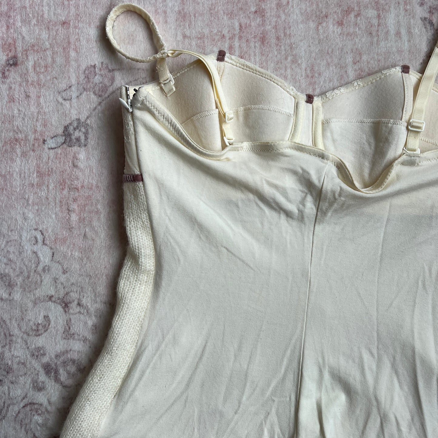intimissimi knit bustier in cream