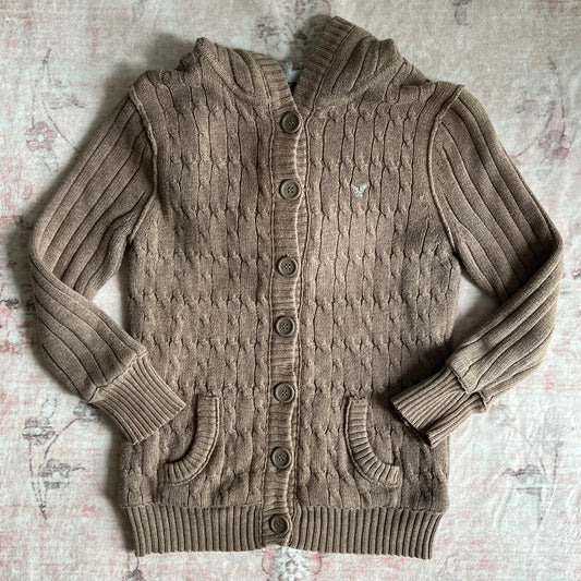 american eagle cableknit sweater 𐙚 xs-s