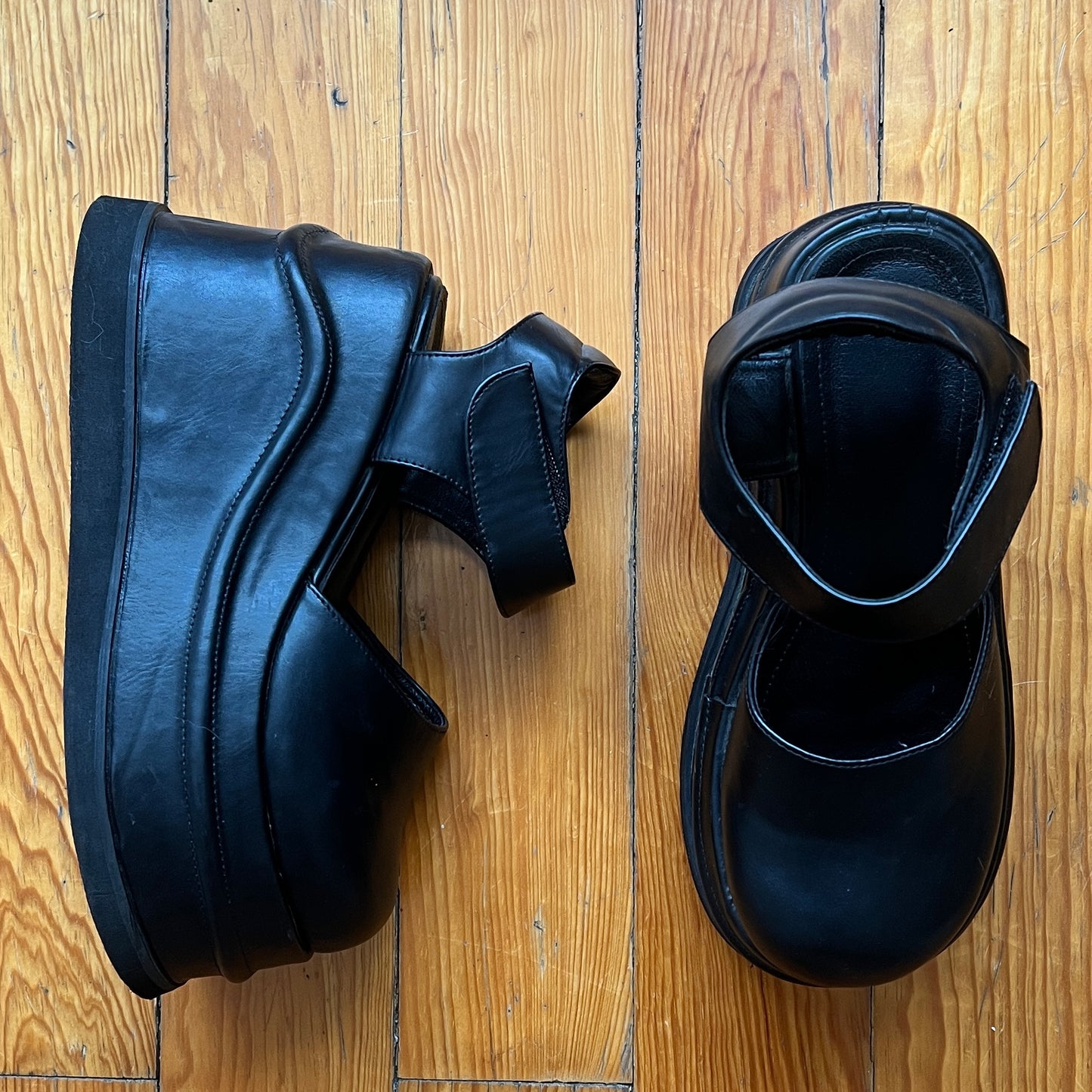 black platforms