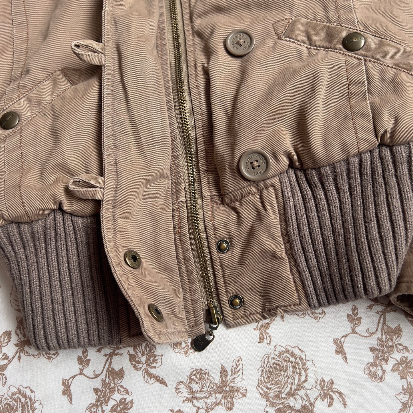 abercrombie bella swan brown jacket with fur collar
