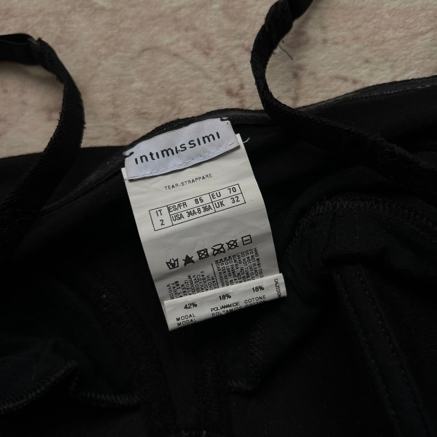 intimissimi indie sleaze knit bustier