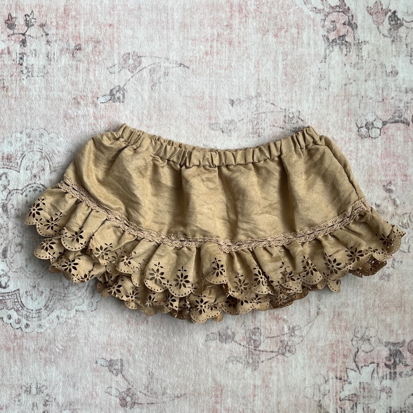 japanese mori girl boho mini skirt