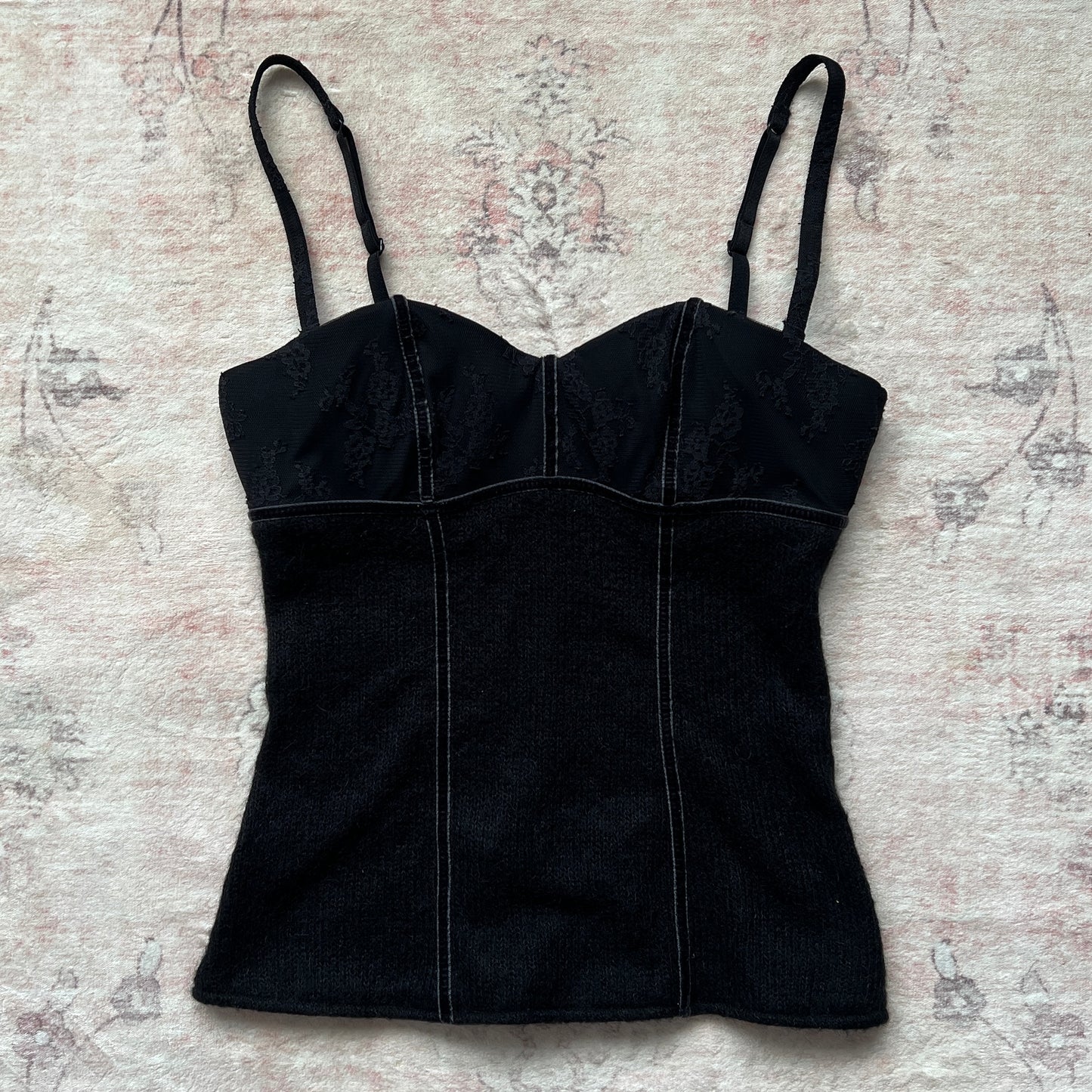 intimissimi indie sleaze knit bustier