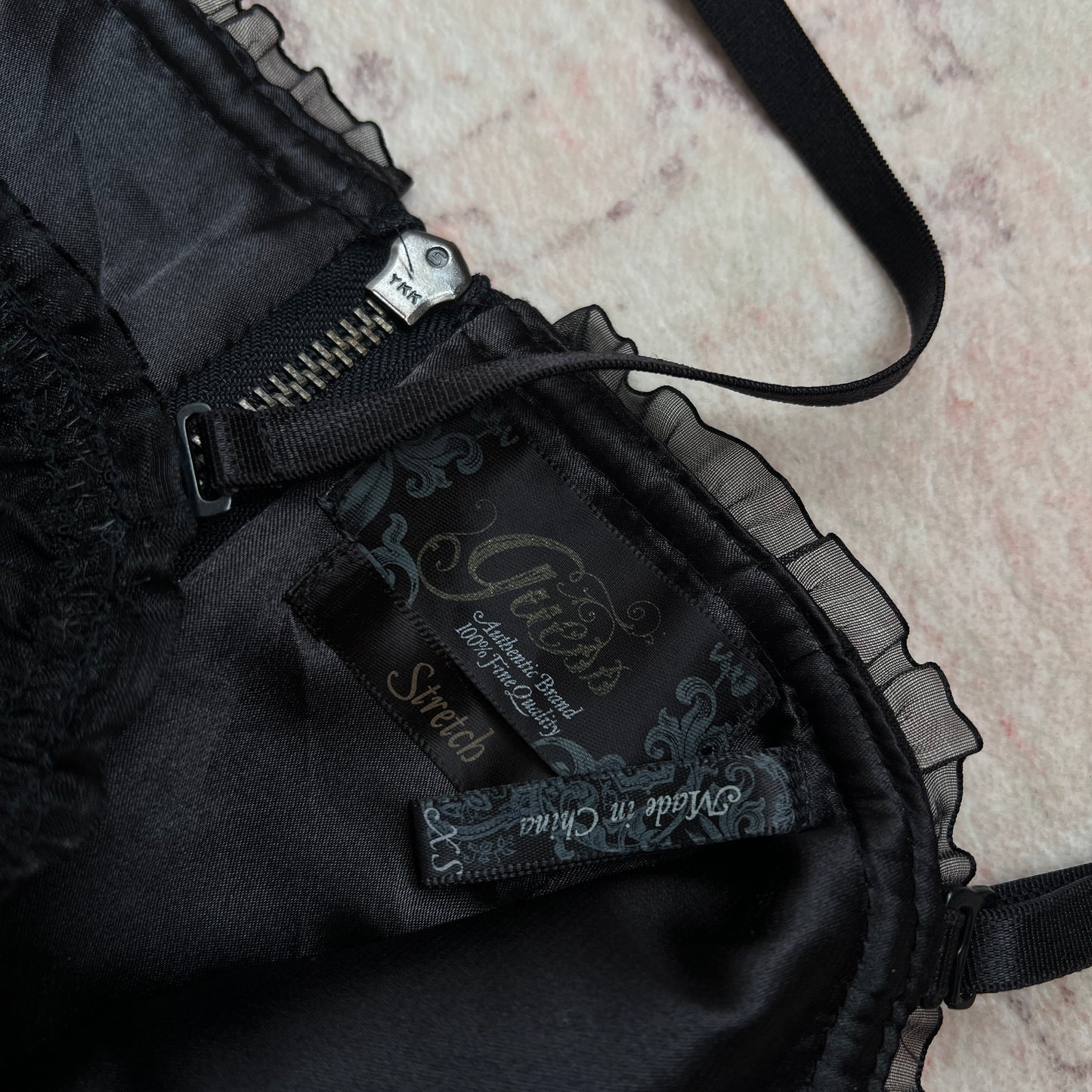 grunge doll guess corset