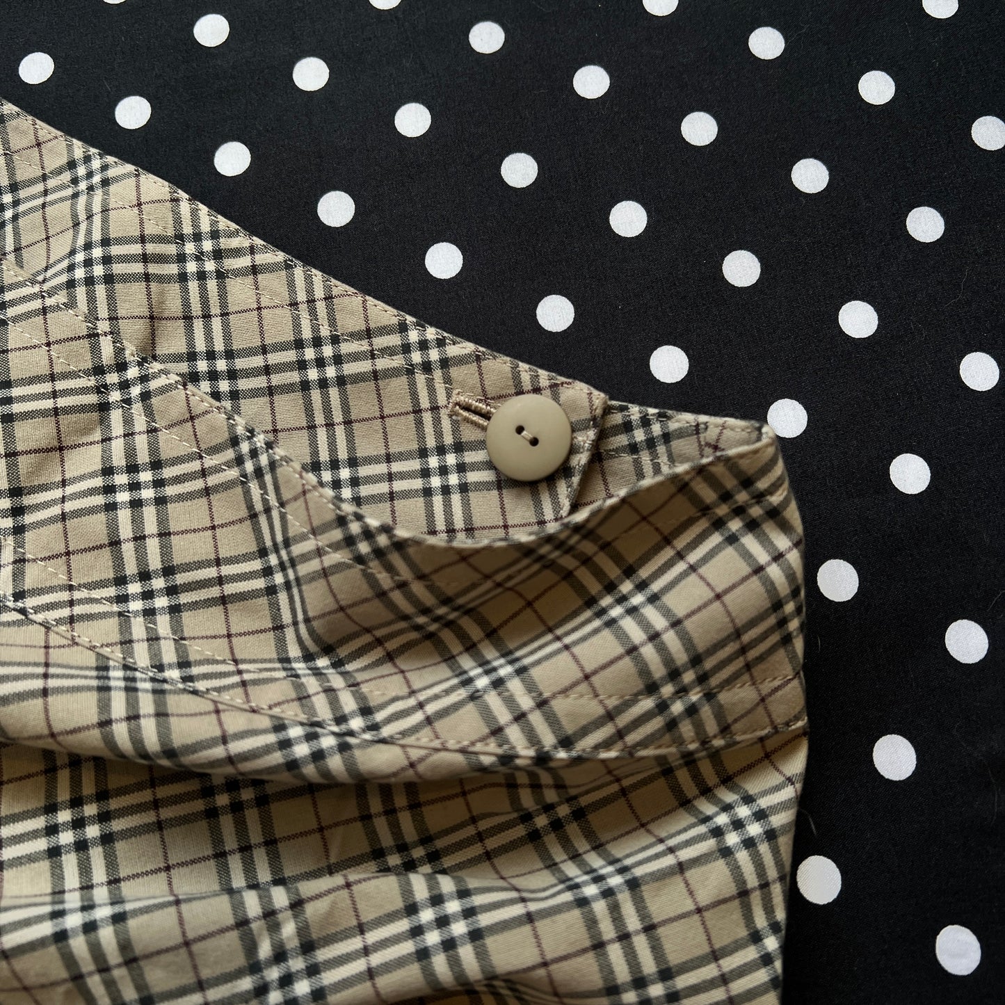 burberry blue label nova check skirt