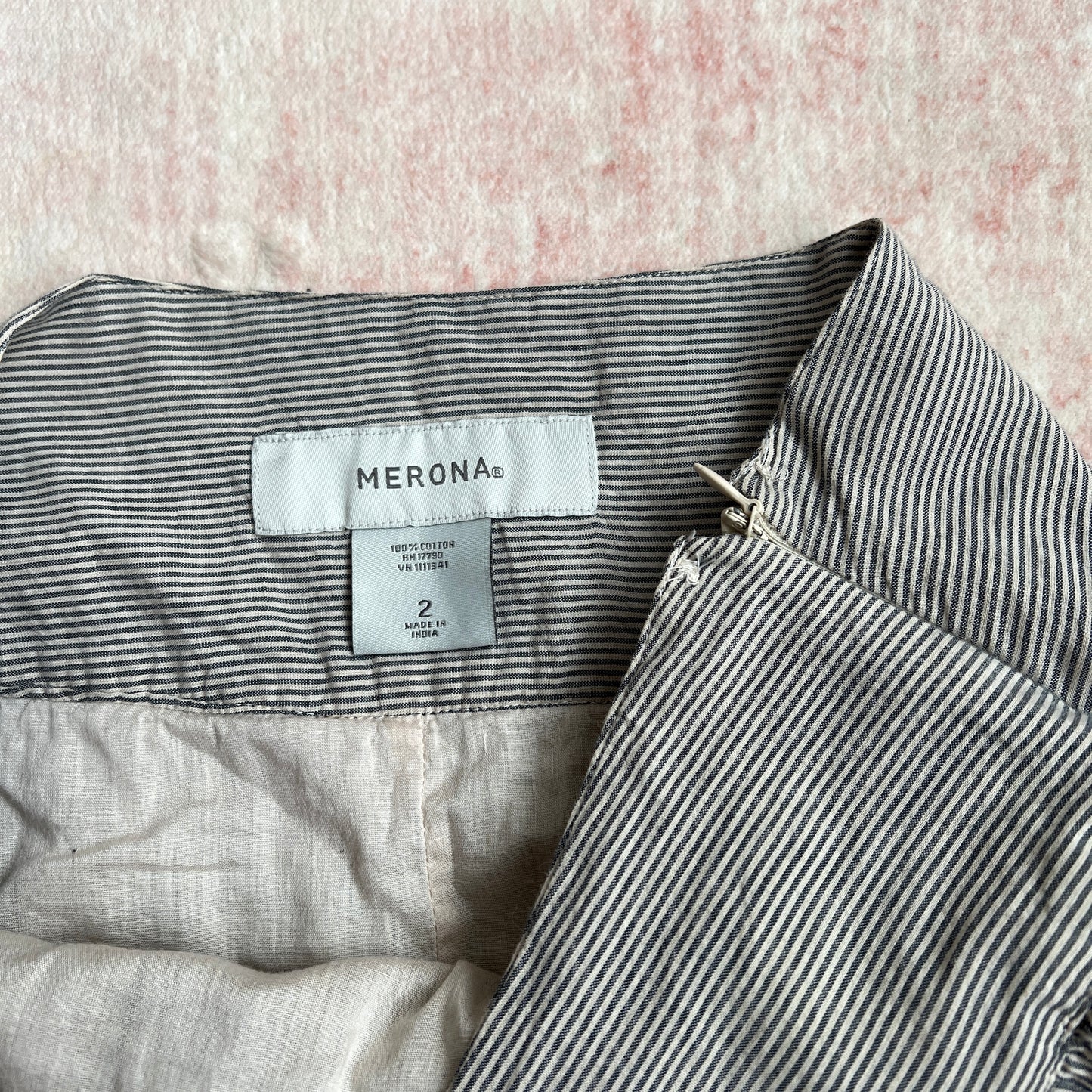 blue striped sailor skirt