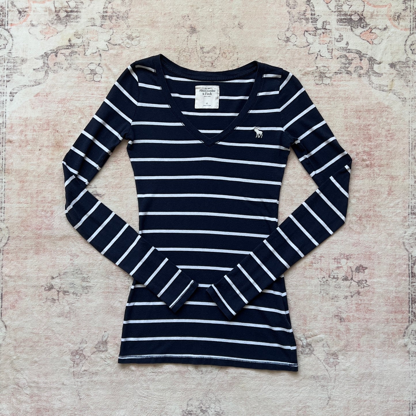 abercrombie & fitch striped long sleeve
