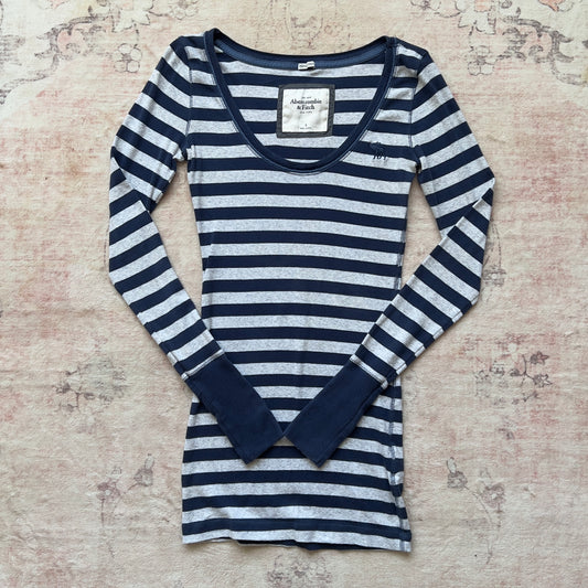 abercrombie & fitch striped long sleeve