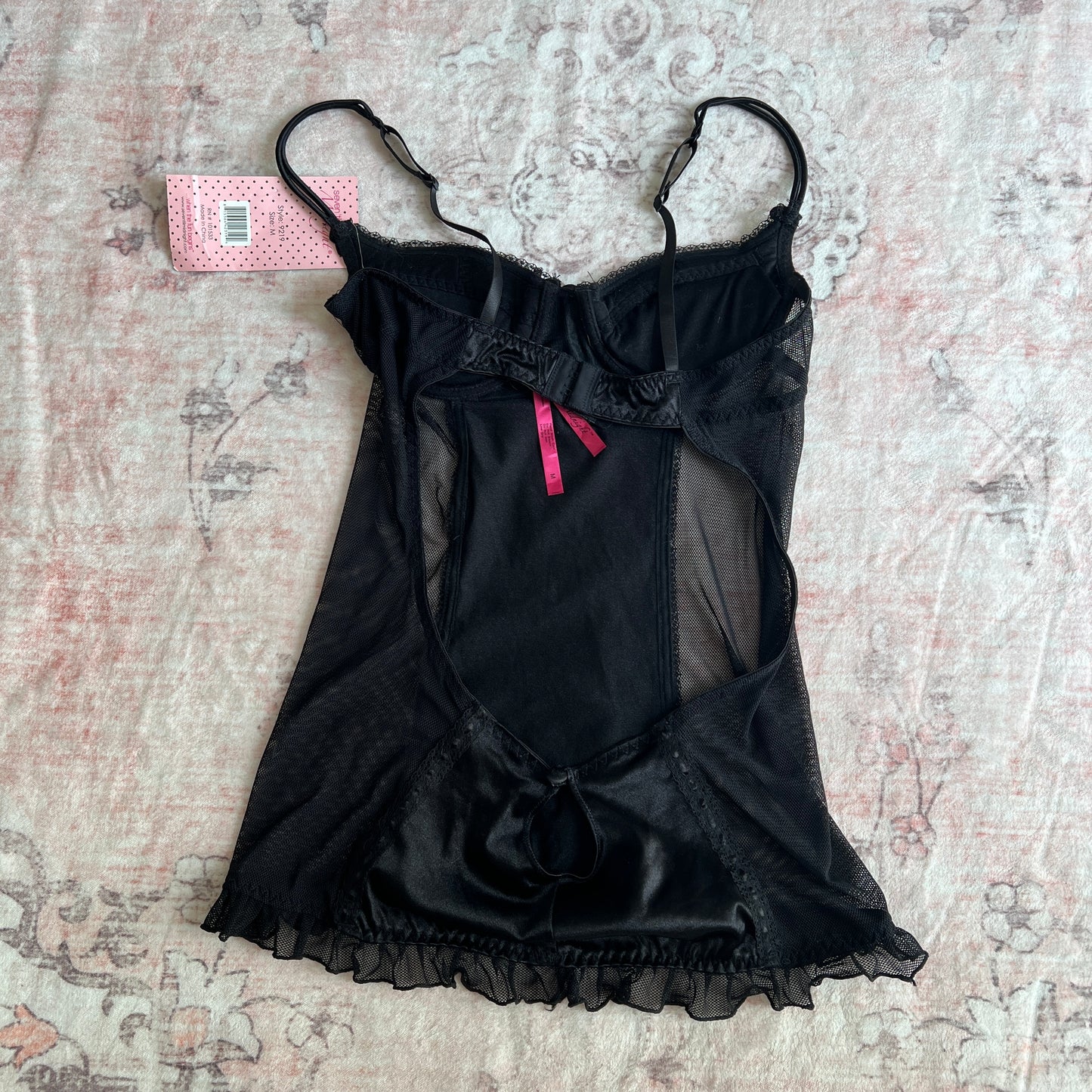 seven till midnight deadstock black bustier 𐙚 m