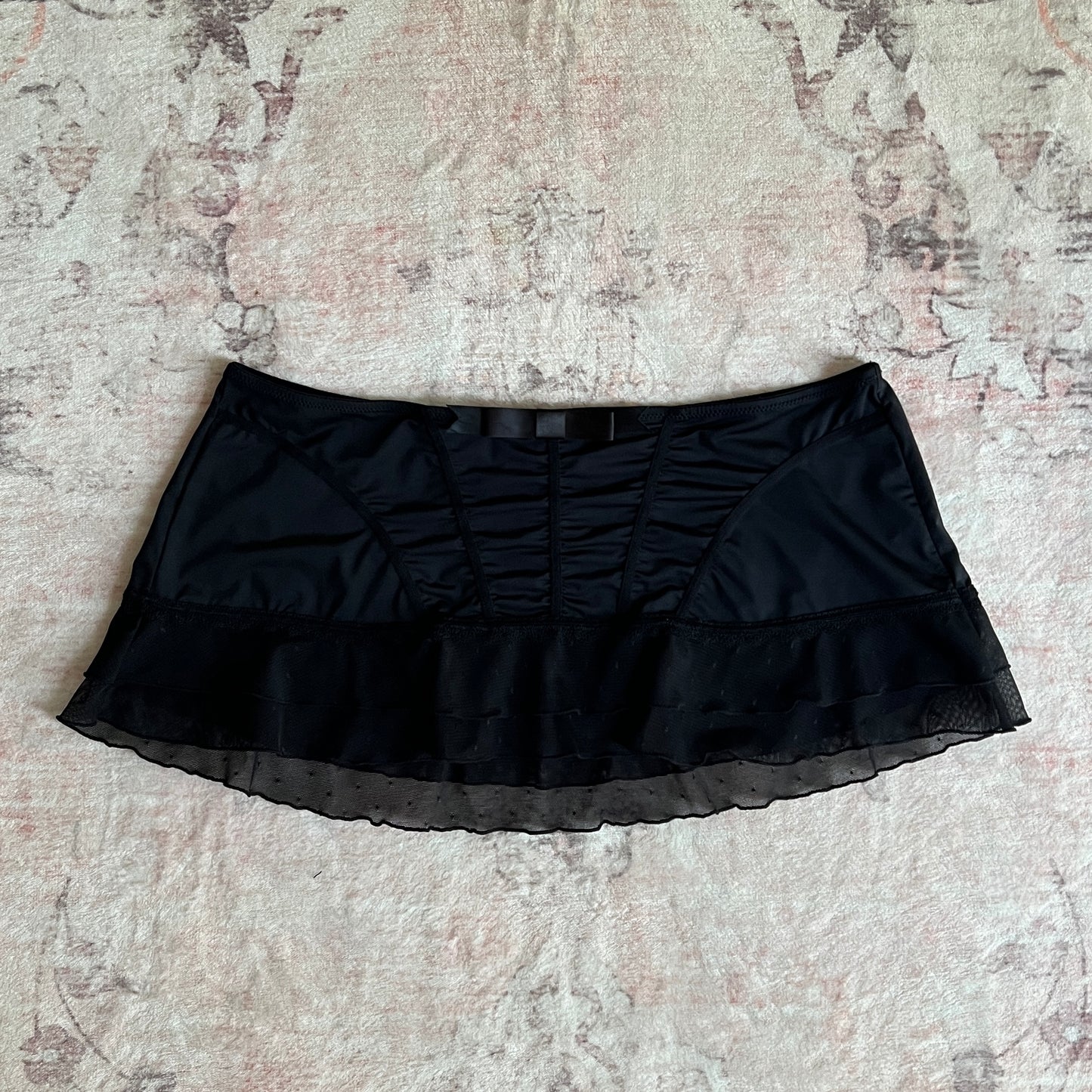 apt.9 black lingerie mini skirt ☘︎ m