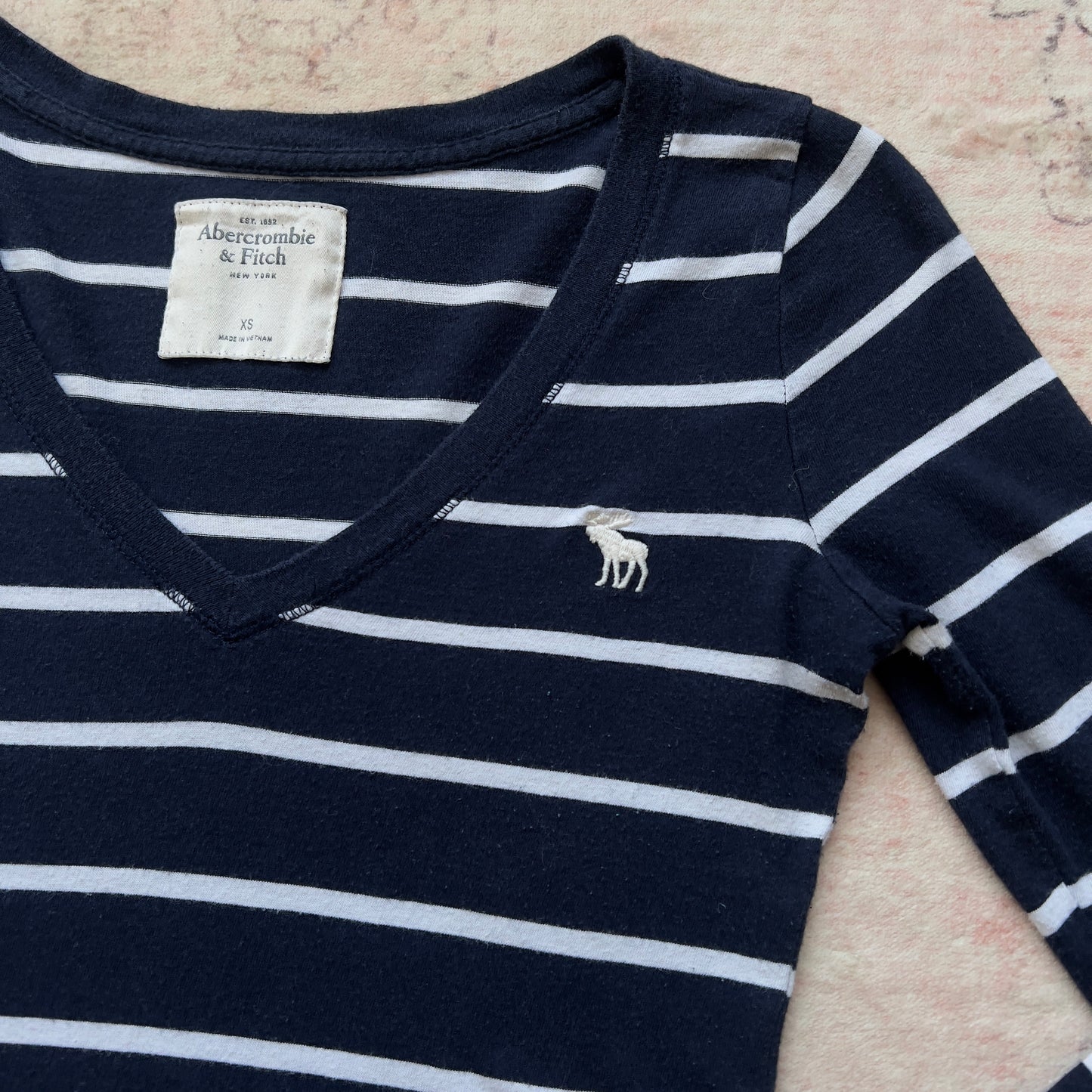 abercrombie & fitch striped long sleeve