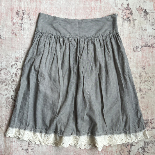 blue striped sailor skirt