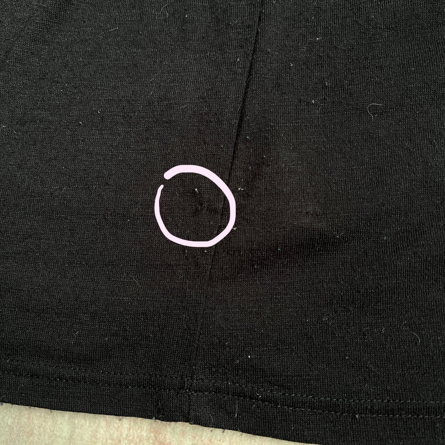black camisole with fur