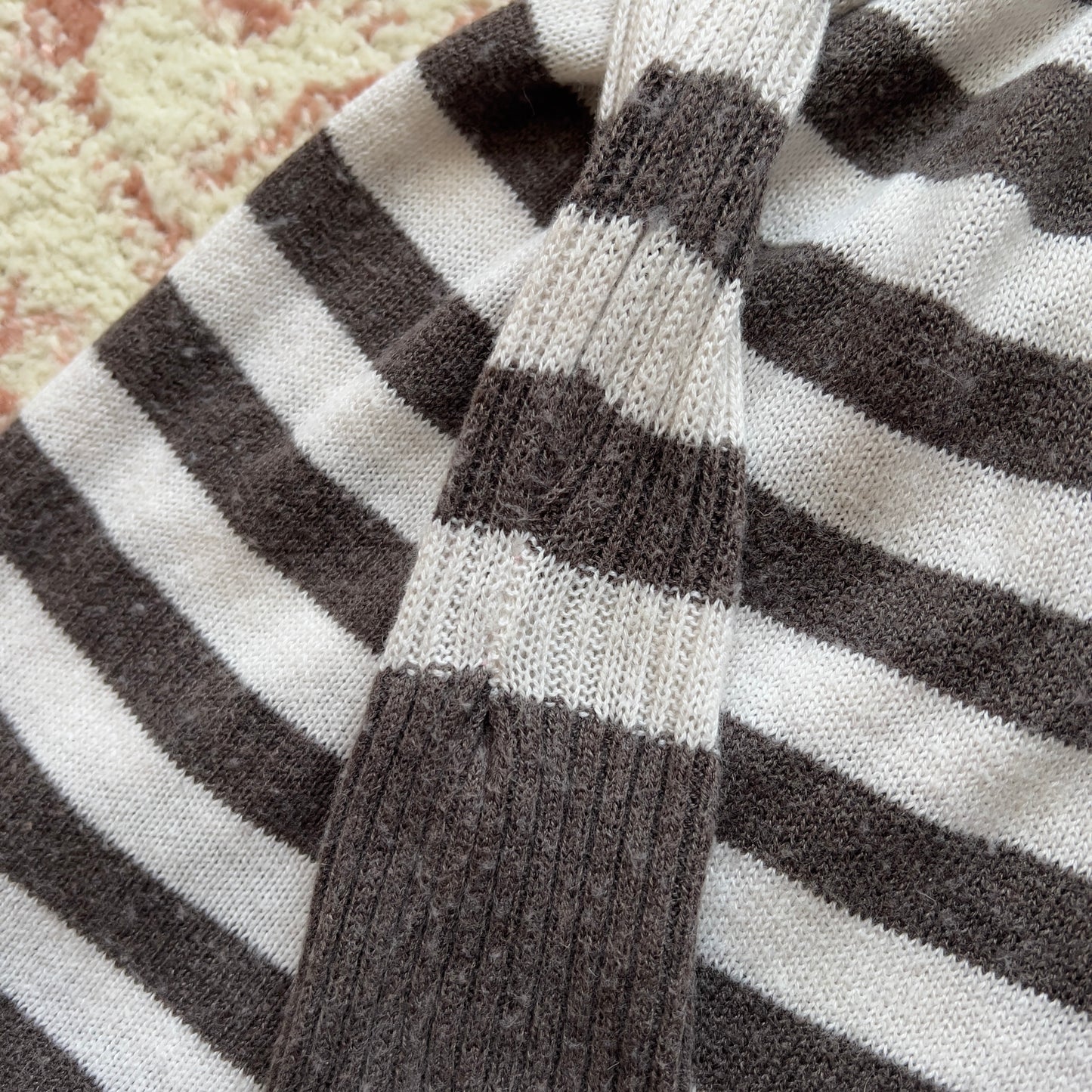 abercrombie striped babydoll sweater