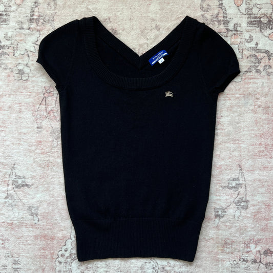 burberry blue label knit top