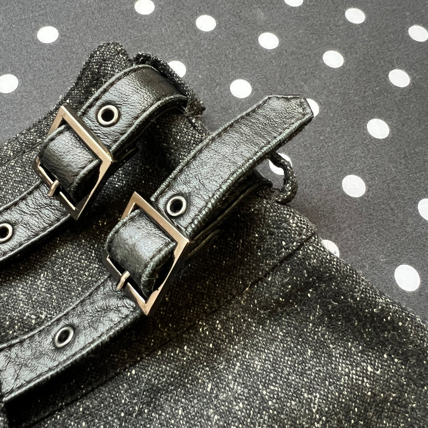 marciano dark grey wool skirt