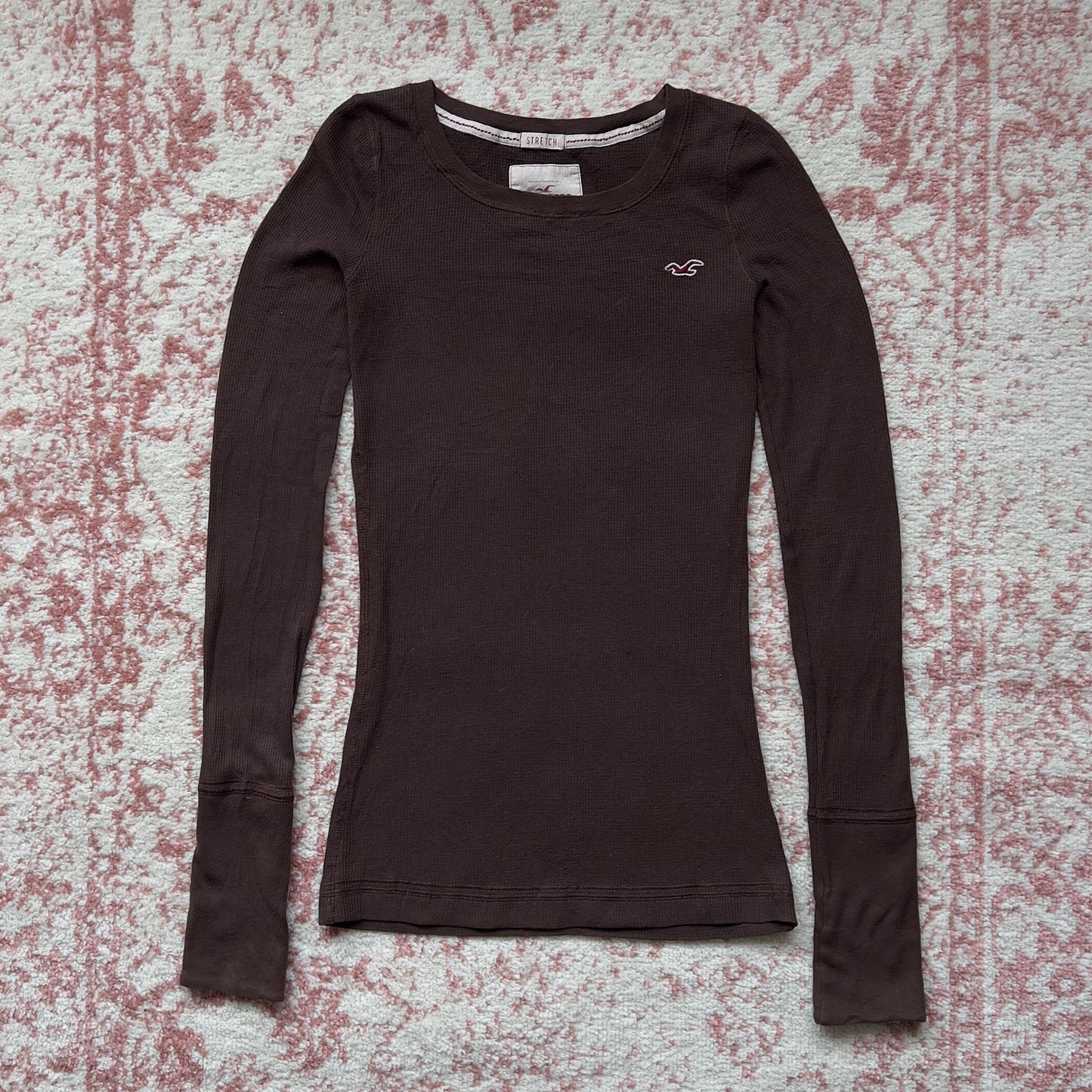 hollister brown long sleeve