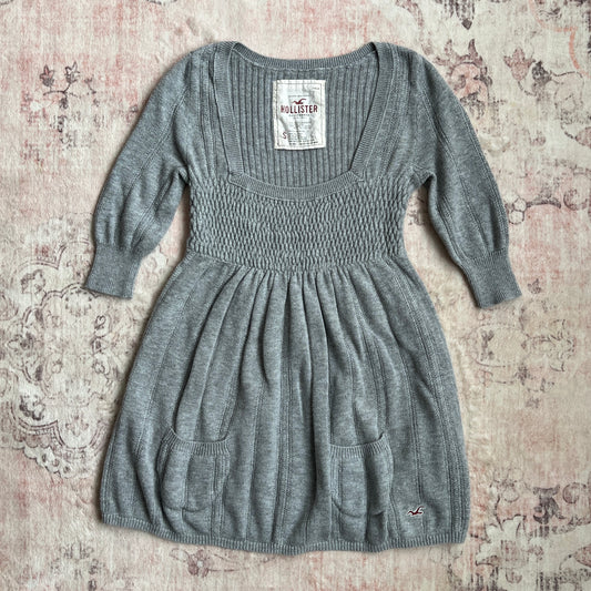 hollister preppy twee babydoll sweater top
